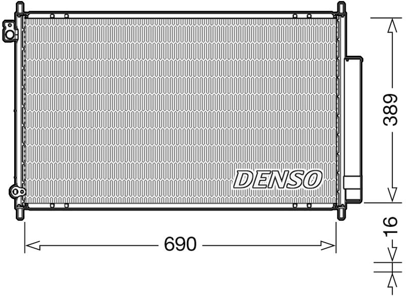 Denso Aircon Condenser DCN40016